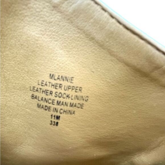 Marc Fisher Annie Perforated Espadrille Platform Wedge Medium Tan Suede Size 11 - Picture 11 of 16